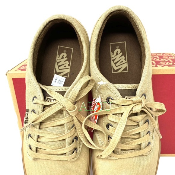 VANS Men’s Sneakers Atwood Khaki Canvas - Picture 6 of 10